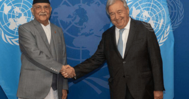 PM Oli meets UN Secretary-General